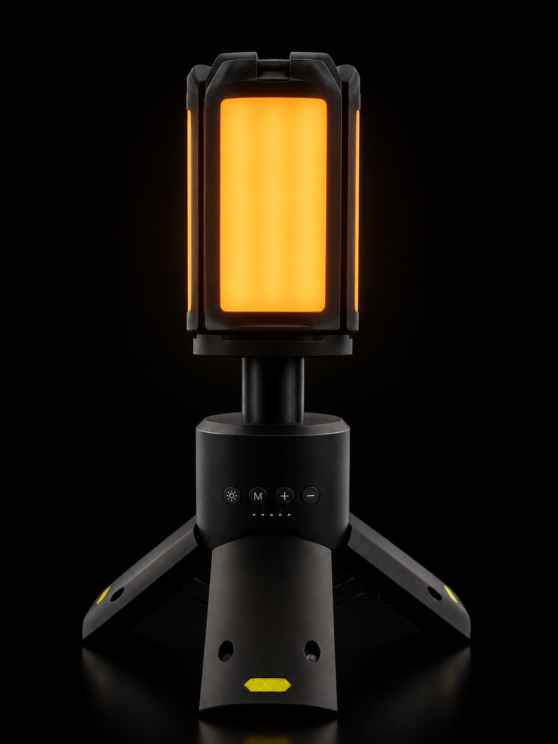 ThistleRay Z4 rechargeable camping lantern folded for storage