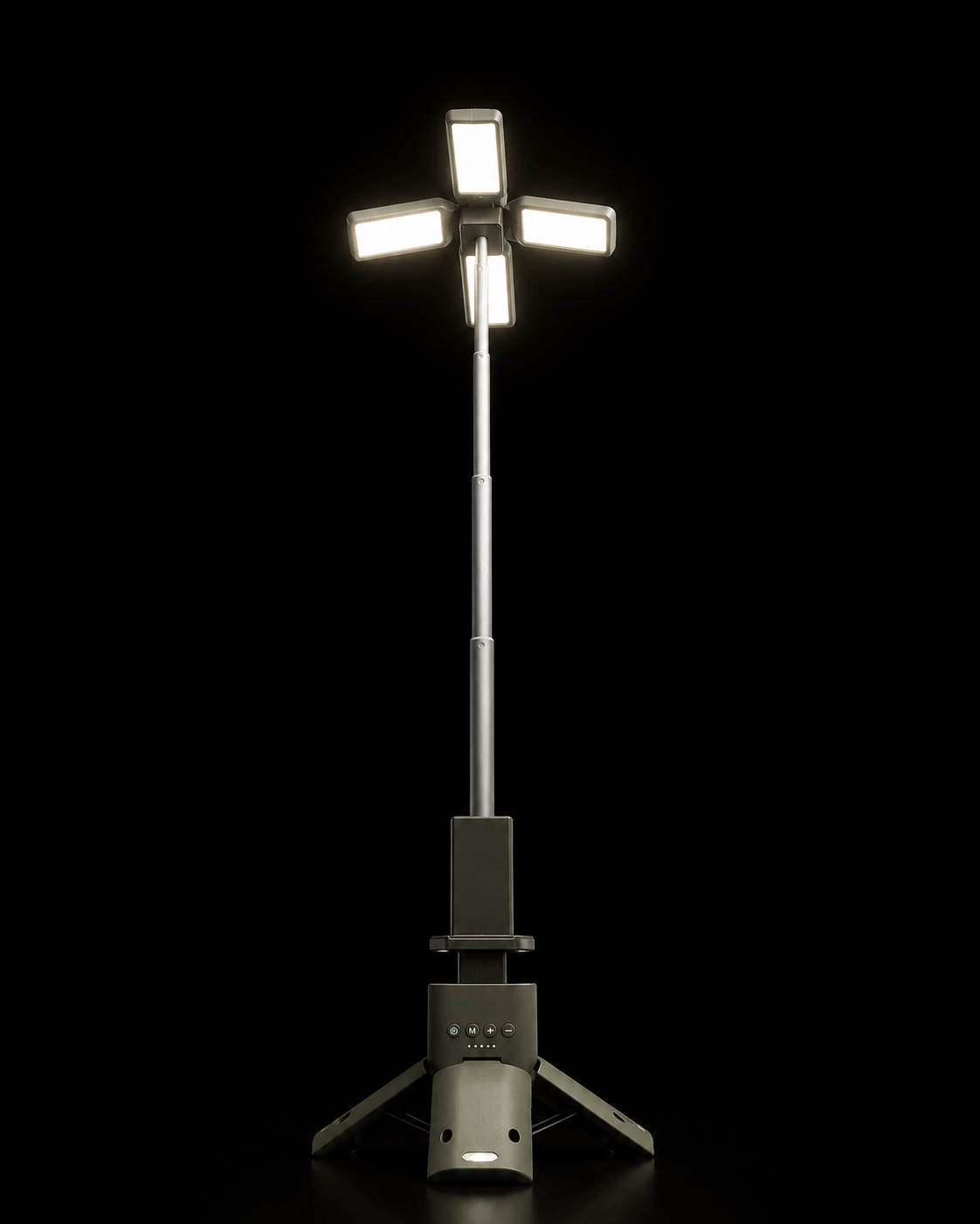ThistleRay Z4 rechargeable camping lantern extended to 1.2 metres
