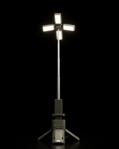 ThistleRay Z4 rechargeable camping lantern extended to 1.2 metres